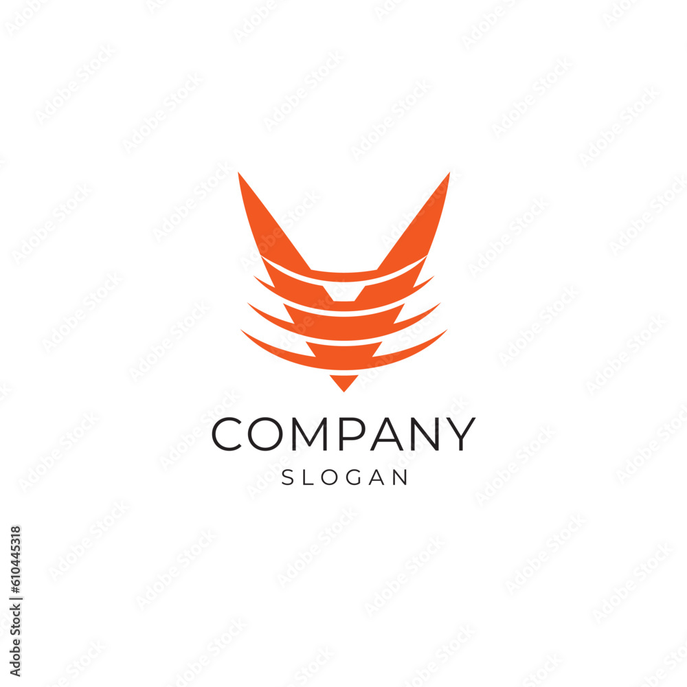 Letter v technology wave logo design vector art Letter v technology wave logo design vector art