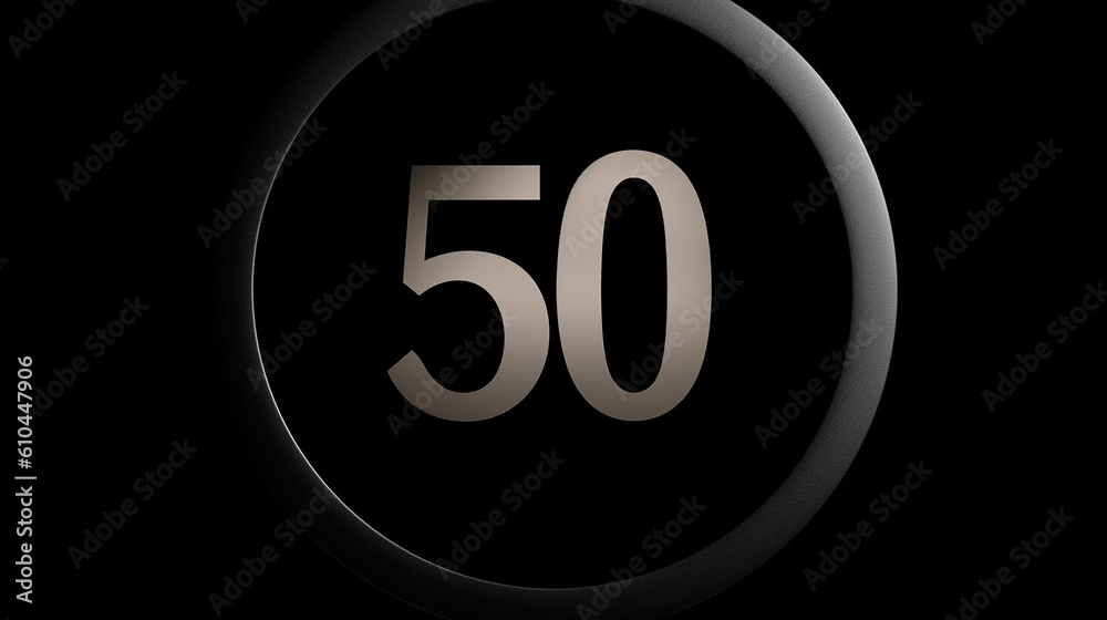 simbolo de desconto 50% em baner de promoção simbolo de desconto 50% em baner de promoção