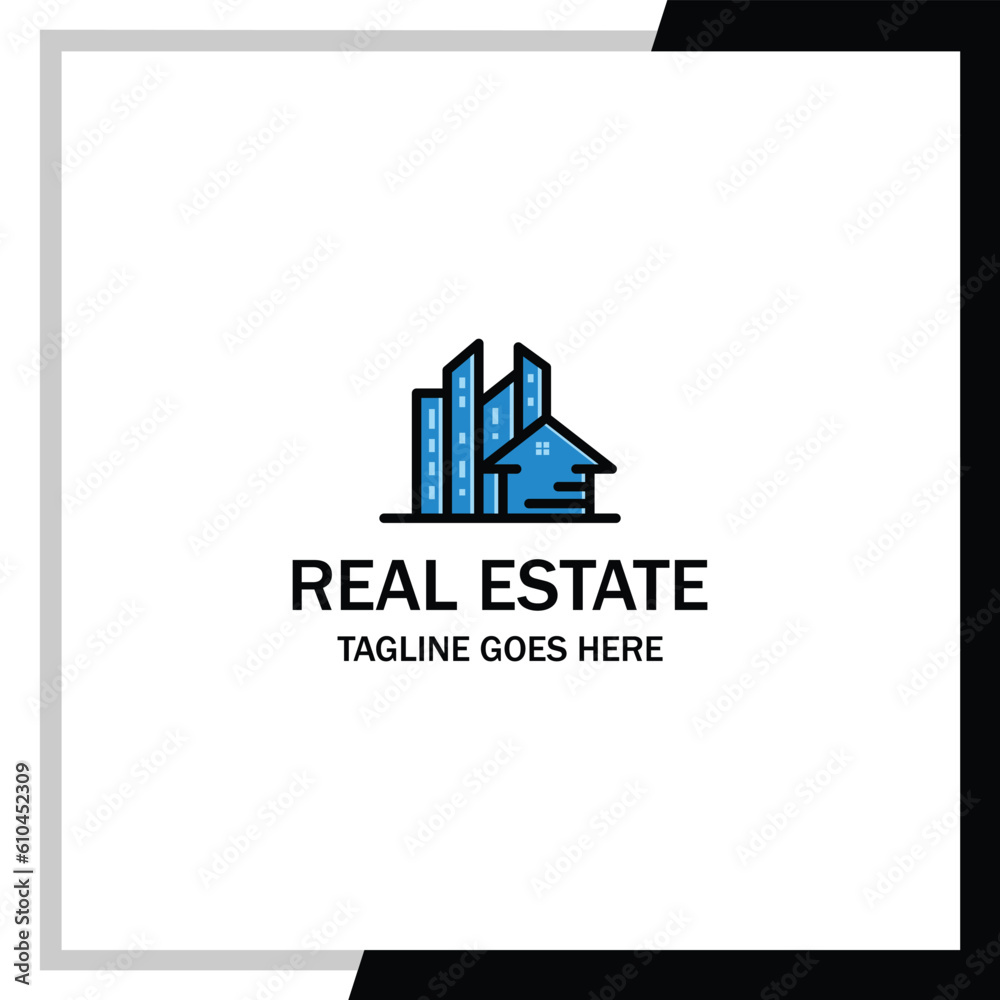 Vector creative home building construction Vector creative home building construction