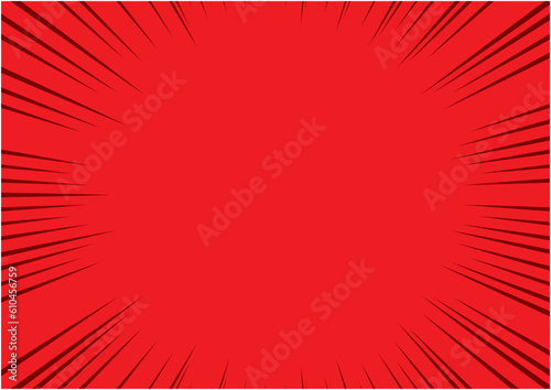 コミックをイメージした集中線