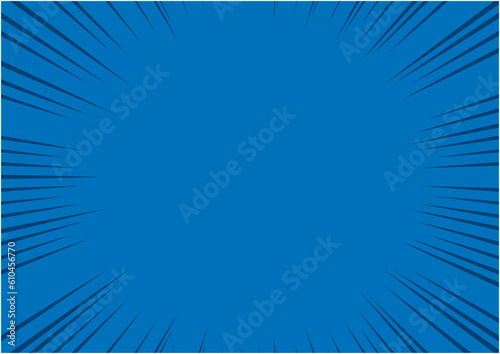 コミックをイメージした集中線