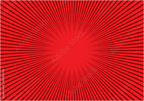 コミックをイメージした集中線