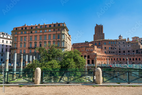 Roman forum in Rome, Italy