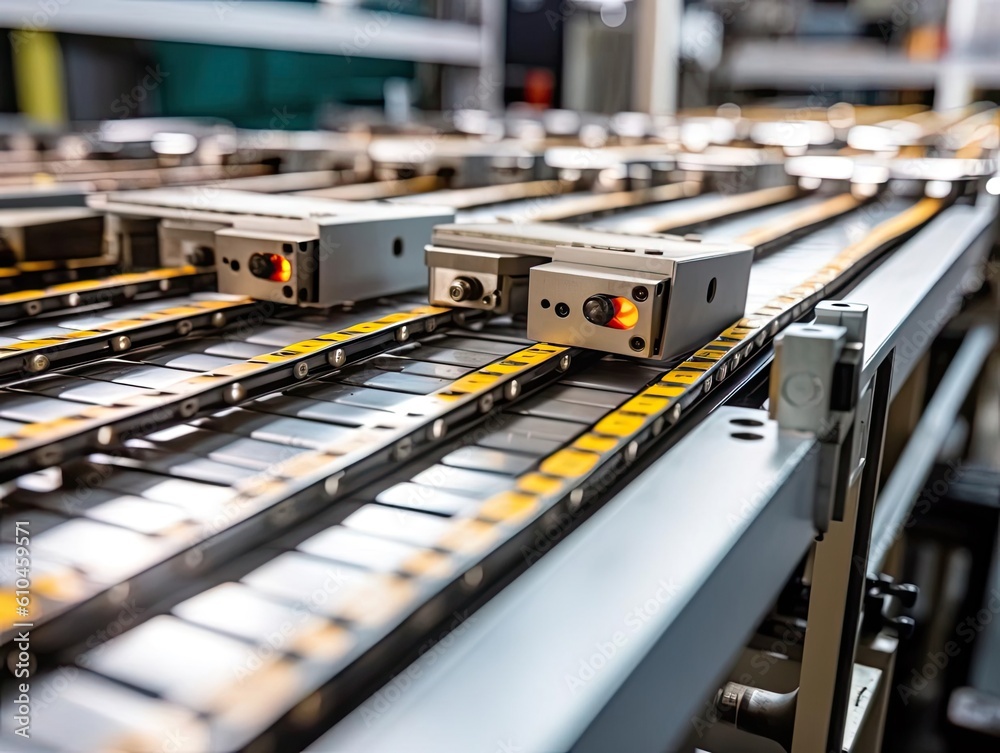 Machine vision system using camera to detect objects on moving conveyor