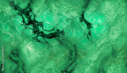 Emerald green marble texture, marble background, high resolution marble, AI generative