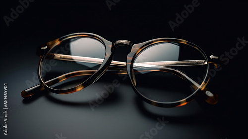 Eyeglasses, Eyewear, Glasses image created by Generative AI