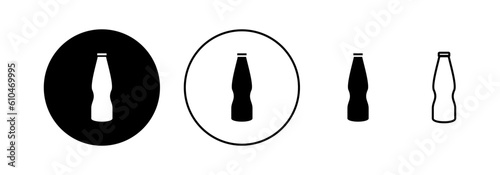 Bottle icon vector for web and mobile app. bottle sign and symbol