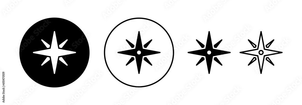 Compass icon vector for web and mobile app. arrow compass icon sign and symbol Compass icon vector for web and mobile app. arrow compass icon sign and symbol