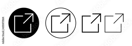 Free Download External link icon vector for web and mobile app. link sign and symbol. hyperlink symbol - GFXLoad