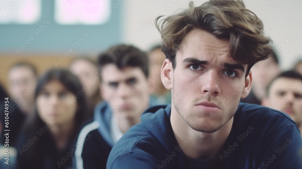 teenage girls and boys, bad mood anger and hate, upset and disappointed or arrogance or unfriendly loud behavior, teens with friends teenage girls and boys, bad mood anger and hate, upset and disappointed or arrogance or unfriendly loud behavior, teens with friends