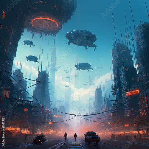 Cyberpunk cities #610475153