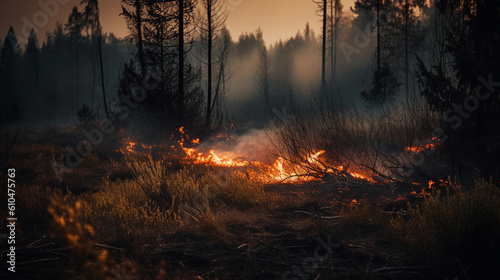 fire in the forest © Regina