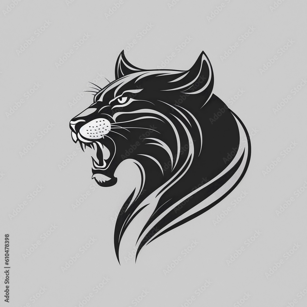 Obraz premium Ai art tiger tattoo designs 