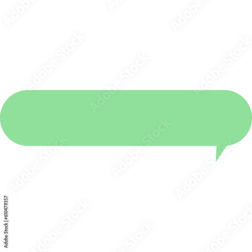 둥글고 긴 말풍선