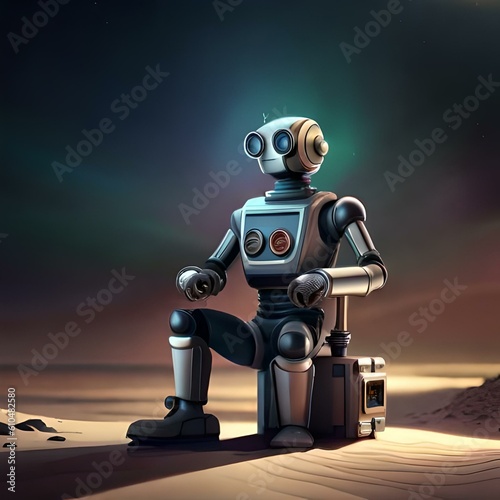 3d cartoon animation robot