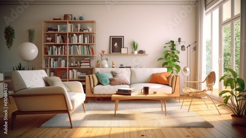 modern living room with sofa © faiz