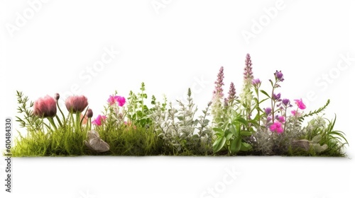 pink flowers on grass