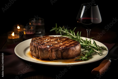 grilled steak, generative ai