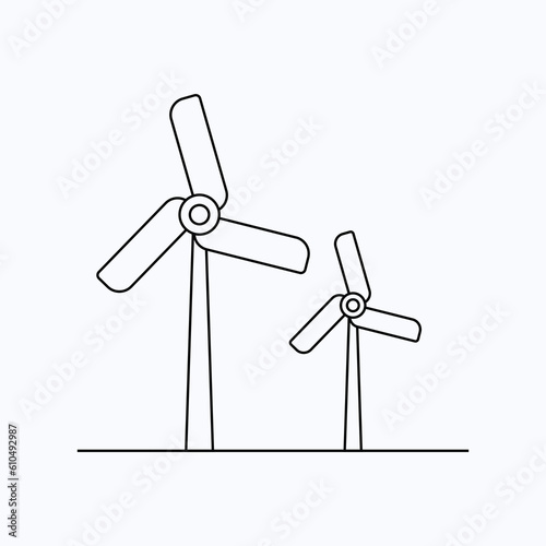 The windmill icon vector files are a visual treasure trove, meticulously crafted to capture the essence of the windmill's timeless charm and grace.eps 10