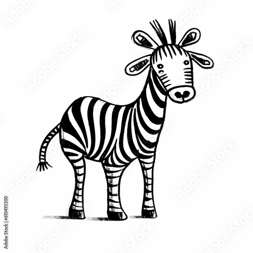 Drawing Zebra Kids Style © Darwis