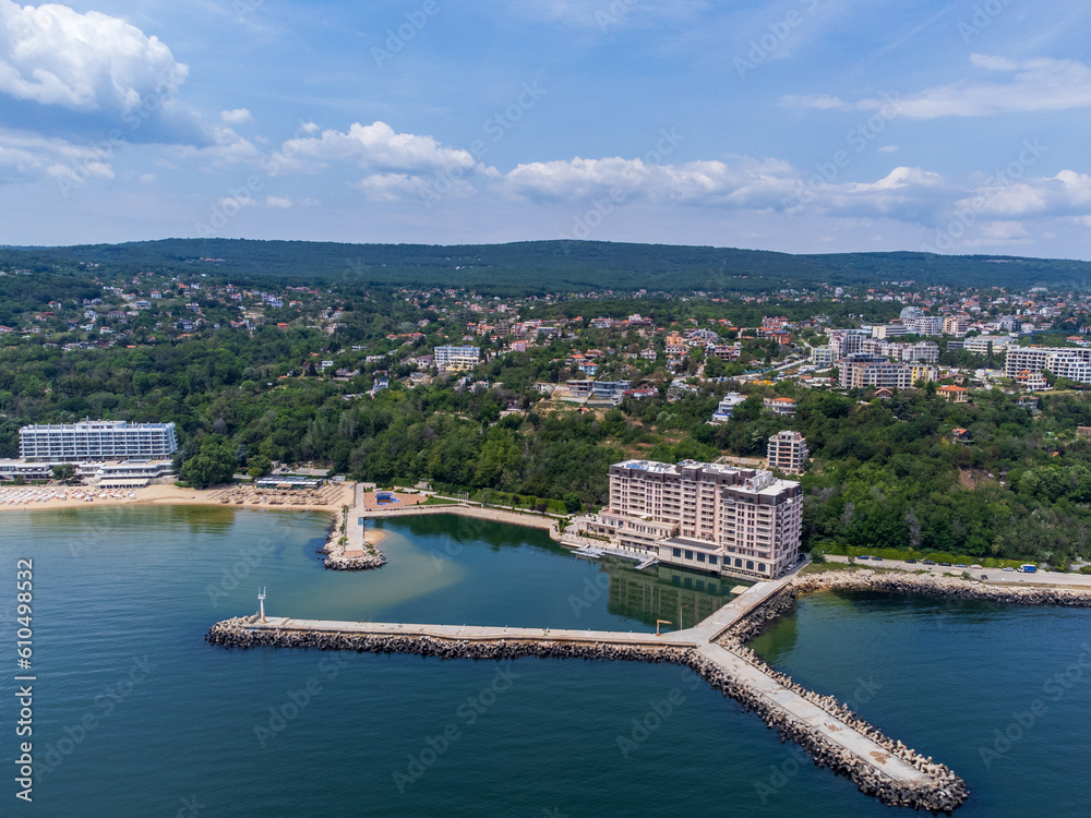 view of the river and the city