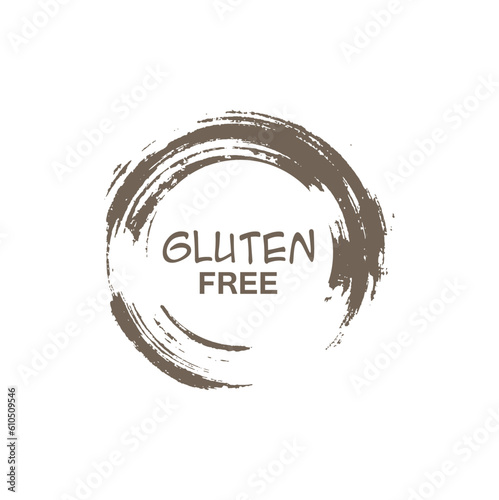 gluten free icon on white background