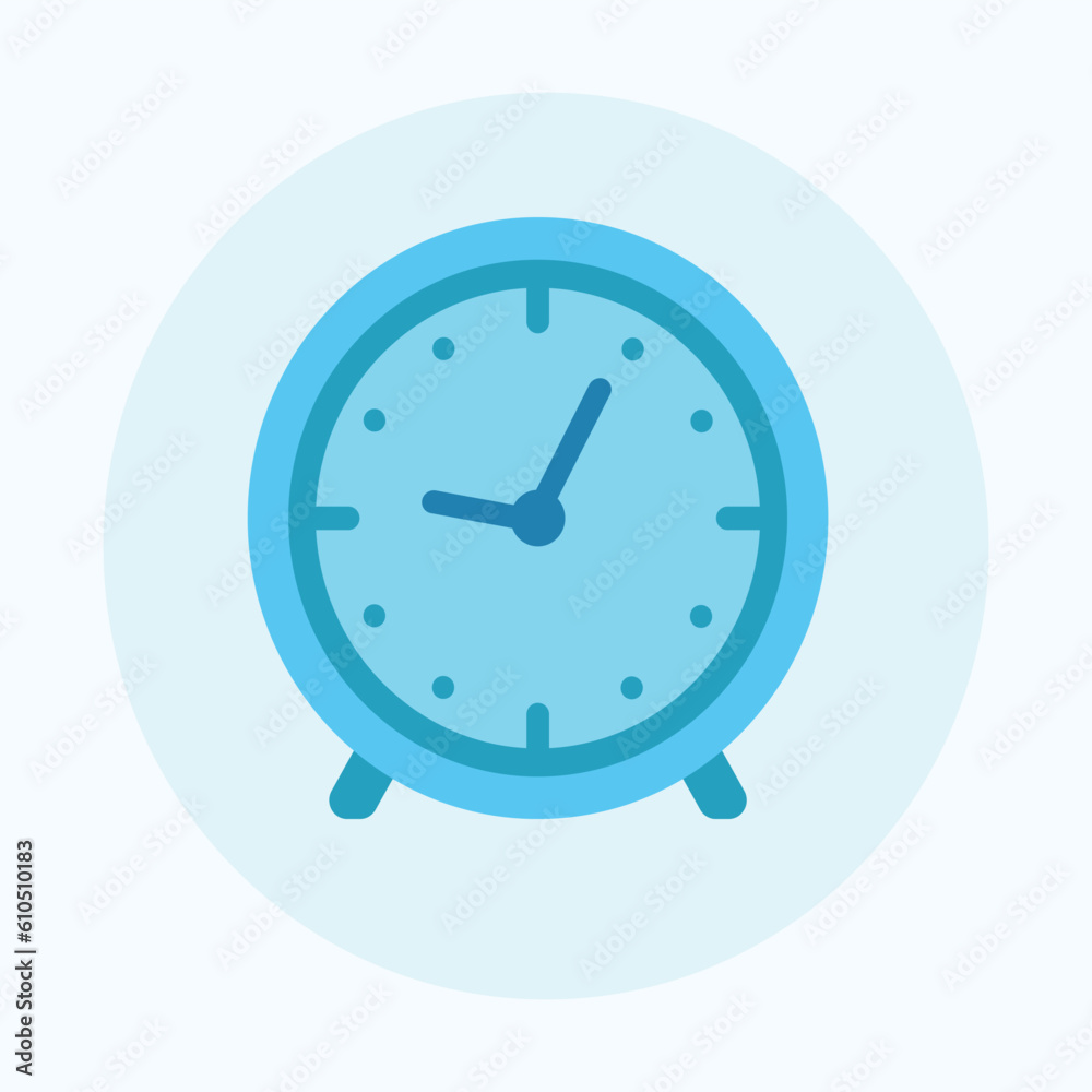 Clock Icon, Business Management Flat icons, Blue Color Theme Clock Icon, Business Management Flat icons, Blue Color Theme