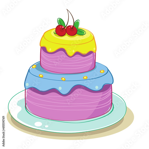 Cake Design With Background png format