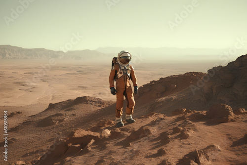 Astronaut on mars