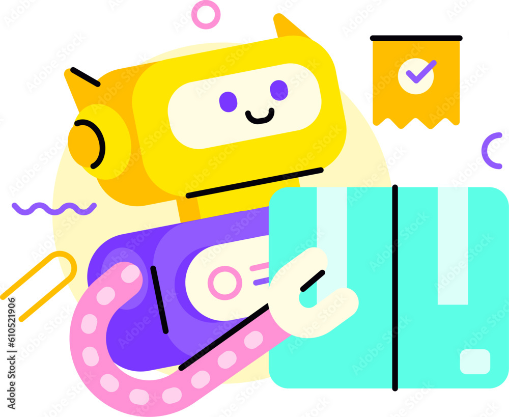 Robot AI Send Package Robot AI Send Package