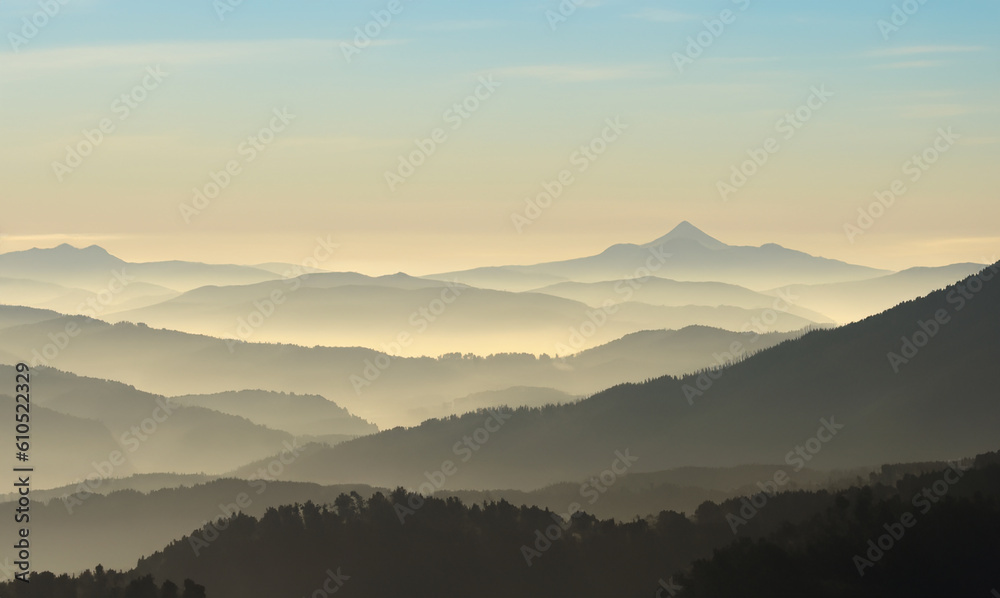 Mountain view created with Generative AI