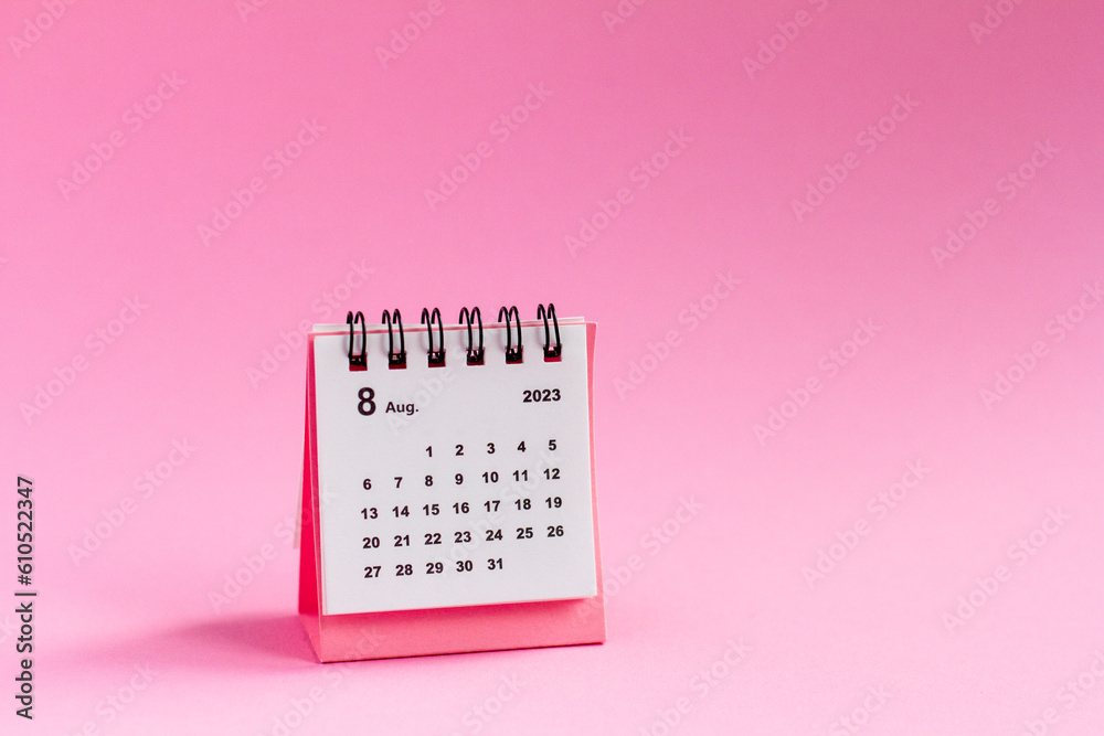 Desktop calendar for august 2023 calendar for planning for the month