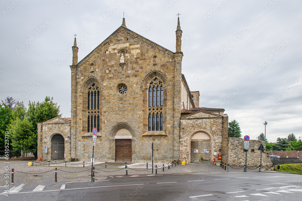 Former monastery of Sant'Agostino in Bergamo Italy