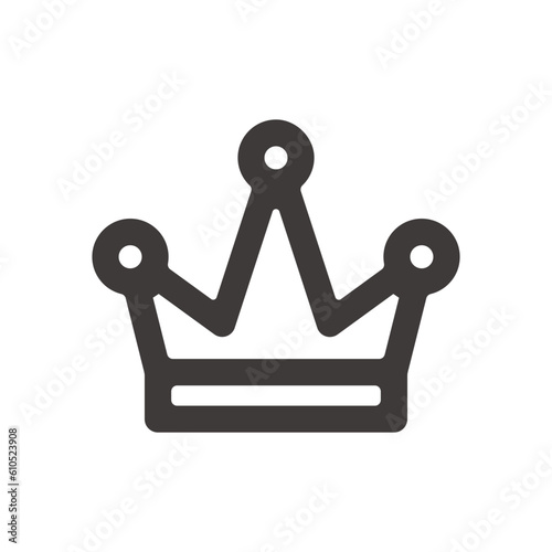 製品設計やアプリ開発やプログラミングに使える、シンプルで使いやすい王冠アイコン