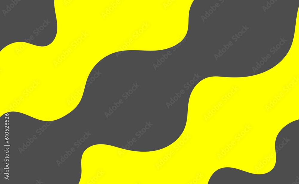 Yellow and Gray Alternating Wave Background