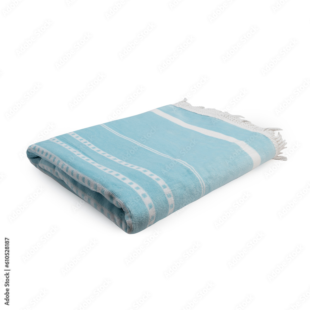 Folded Towel isolated on a White background Folded Towel isolated on a White background