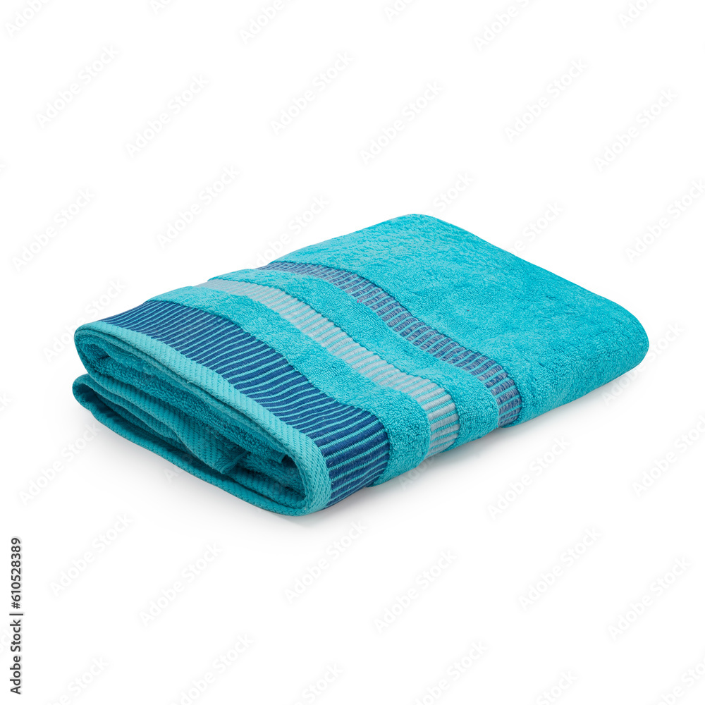 Folded Towel isolated on a White background Folded Towel isolated on a White background