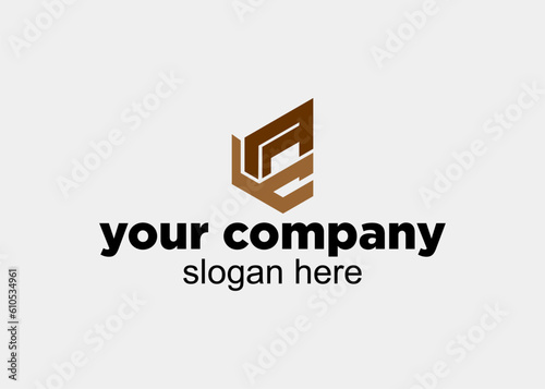 logo AY letter company name