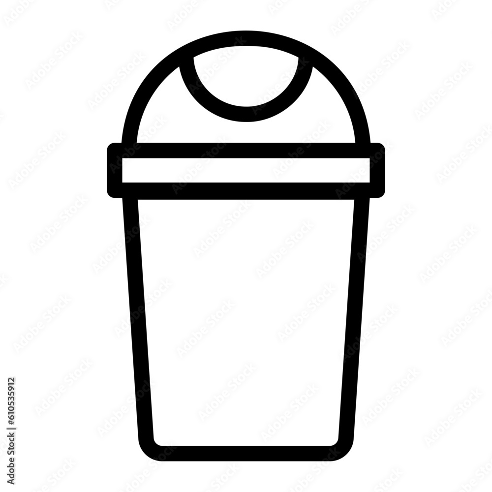 bin line icon bin line icon