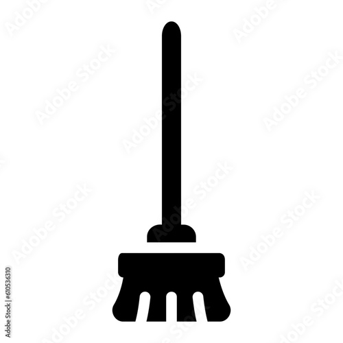 broom glyph icon