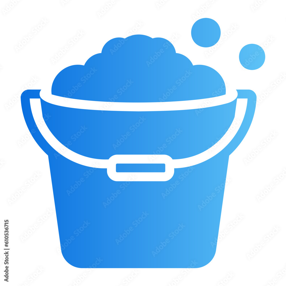 bucket gradient icon bucket gradient icon