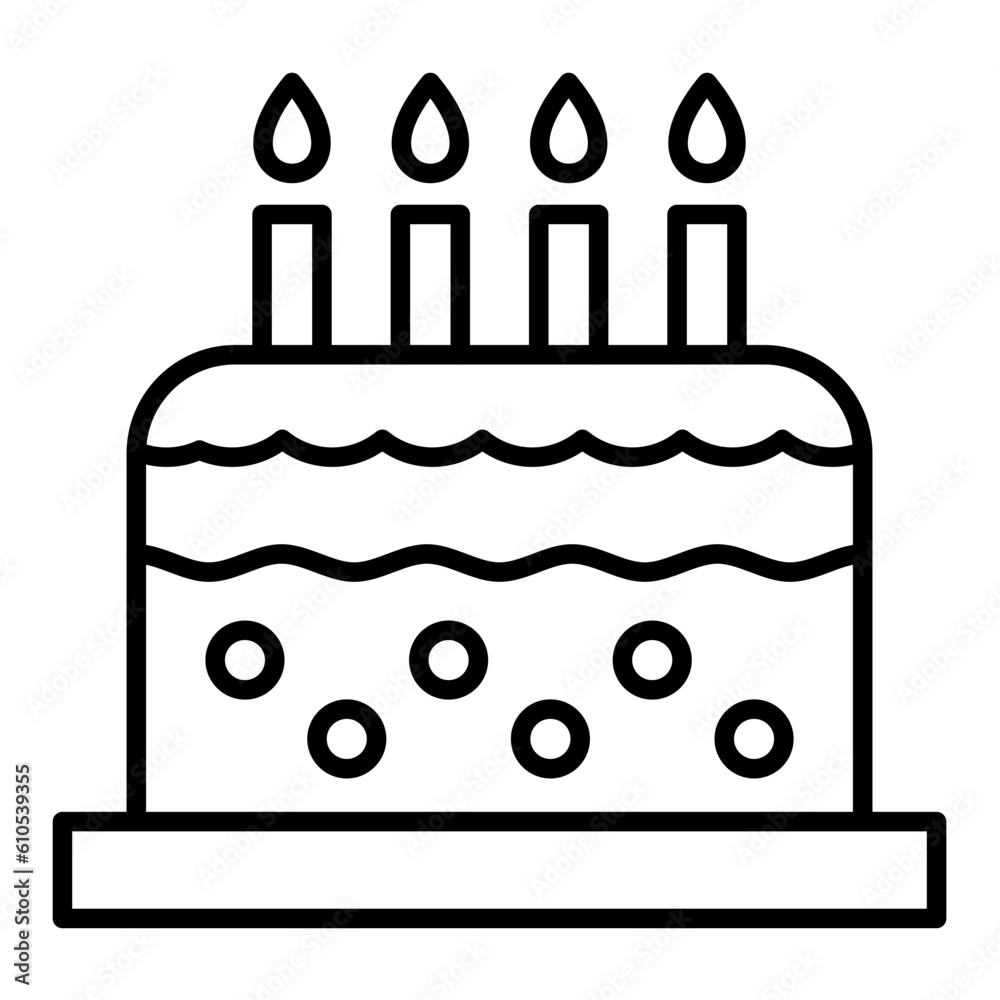 Birthday Cake Icon Birthday Cake Icon