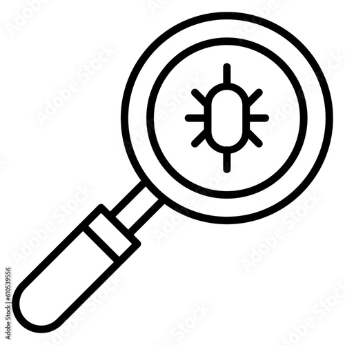 Bug Search Icon