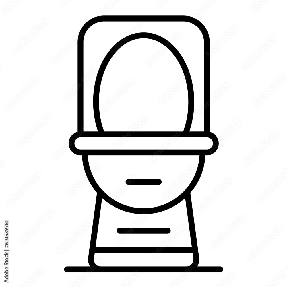 Obraz premium Toilet Icon