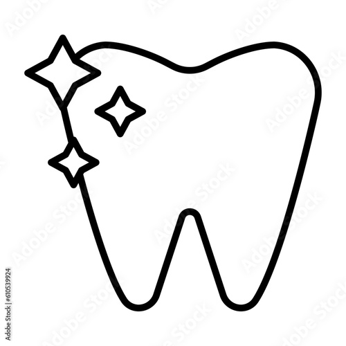Clean Tooth Icon