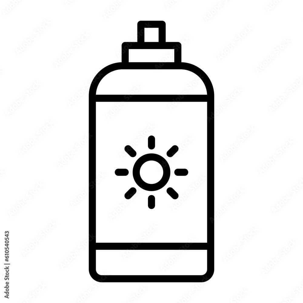Sunscreen Icon Sunscreen Icon