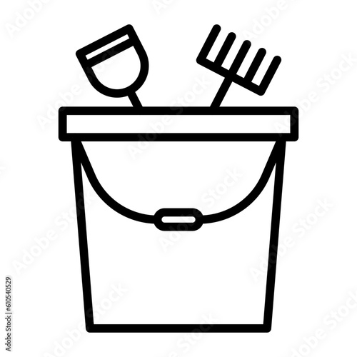 Sand Bucket Icon