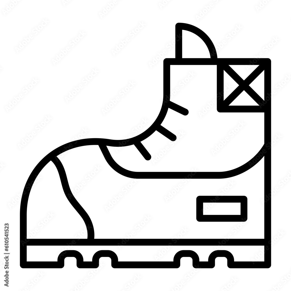 Camping Boots Icon Camping Boots Icon