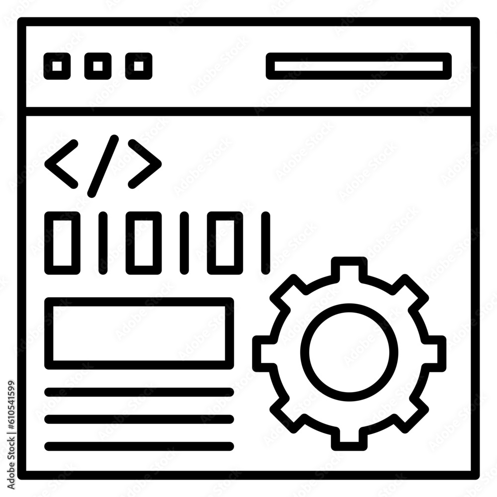 Programming Settings Icon Programming Settings Icon
