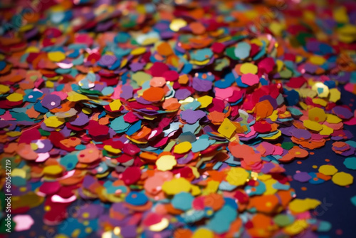 Close-up of confetti